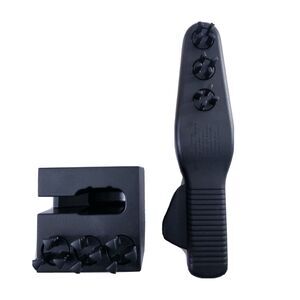 Cirrus Curly and Ripply Hair Styling Waver Tool 3 Ways Right Handed Black & Red